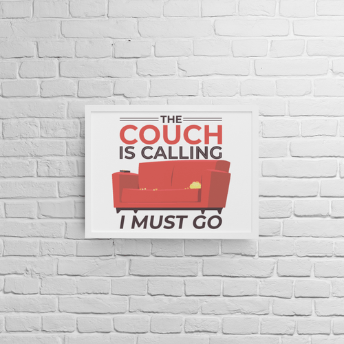 Постер с рамка "Couch Is Calling" - 2