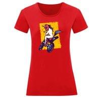 Тениска "Unicorn Biker" (дамска) - small - 1