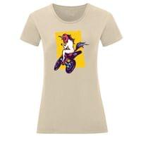 Тениска "Unicorn Biker" (дамска) - small - 7