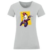 Тениска "Unicorn Biker" (дамска) - small - 3