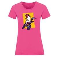 Тениска "Unicorn Biker" (дамска) - small - 11