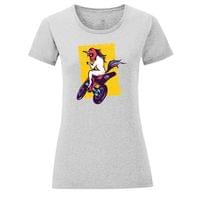 Тениска "Unicorn Biker" (дамска) - small - 12