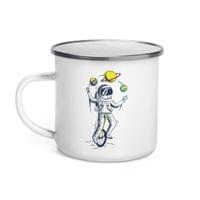 Емайлирано канче "Космически жонгльор" - small - 1