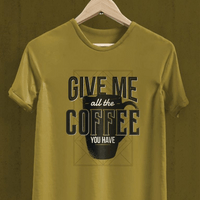 Мъжка тениска "Give Me Coffee" - small - 0