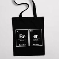 Eко чанта "Химични елементи: Beer" - small - 1