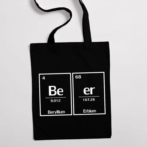Eко чанта "Химични елементи: Beer" - 2
