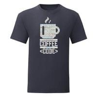 Мъжка тениска "Coffee Code" - small - 3