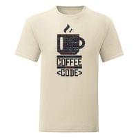Мъжка тениска "Coffee Code" - small - 4