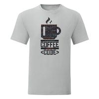 Мъжка тениска "Coffee Code" - small - 1