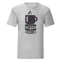 Мъжка тениска "Coffee Code" - small - 14