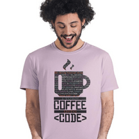 Мъжка тениска "Coffee Code" - small - 0