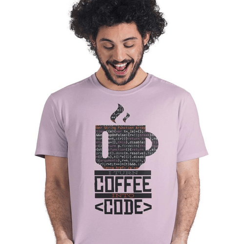 Мъжка тениска &amp;quot;Coffee Code&amp;quot; - 1