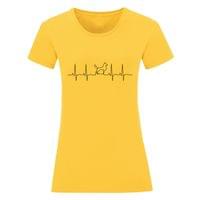 Дамска тениска "Heartbeat: Куче" - small - 7