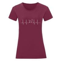 Дамска тениска "Heartbeat: Куче" - small - 9