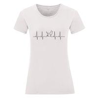Дамска тениска "Heartbeat: Куче" - small - 16