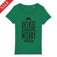 Дамска тениска "Hike More" (Зелено) - small - 1