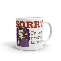 Чаша "Too Pretty To Work" - small - 2