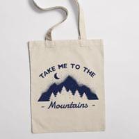 Eко чанта "Take Me To The Mountains" - small - 0