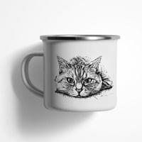 Емайлирано канче "Котарак" - small - 2