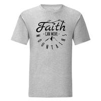 Тениска "Faith Can Move Mountains" (мъжка) - small - 3