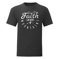 Тениска "Faith Can Move Mountains" (мъжка) - small - 7