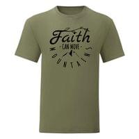Тениска "Faith Can Move Mountains" (мъжка) - small - 6