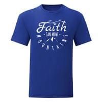 Тениска "Faith Can Move Mountains" (мъжка) - small - 9