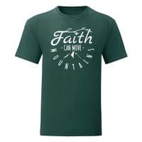 Тениска "Faith Can Move Mountains" (мъжка) - small - 12