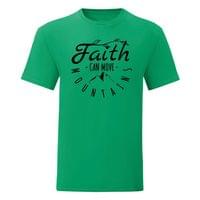 Тениска "Faith Can Move Mountains" (мъжка) - small - 10