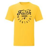 Тениска "Faith Can Move Mountains" (мъжка) - small - 5