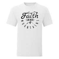 Тениска "Faith Can Move Mountains" (мъжка) - small - 17