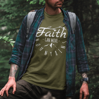 Мъжка тениска "Faith Can Move Mountains" - small - 0
