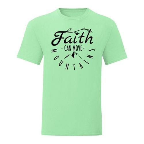 Тениска "Faith Can Move Mountains" (мъжка) - 2