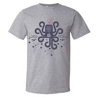 Мъжка тениска "Kraken Loves Boat" - small - 2