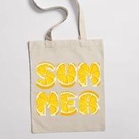 Eко чанта "Lemon Summer" - small - 1