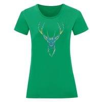 Дамска тениска "Trippy Deer" - small - 3