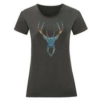 Дамска тениска "Trippy Deer" - small - 0