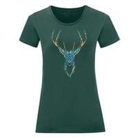 Дамска тениска "Trippy Deer" - small - 8
