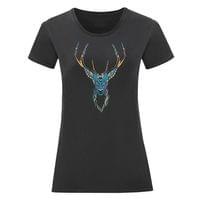 Дамска тениска "Trippy Deer" - small - 14