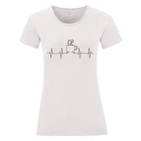 Дамска тениска "Heartbeat: Кафе" - small - 14