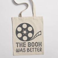 Eко чанта "The Book Was Better" - small - 2