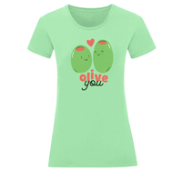 Тениска "Olive You" (дамска) - small - 4