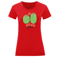 Тениска "Olive You" (дамска) - small - 5