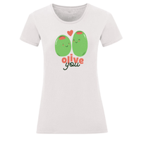 Тениска "Olive You" (дамска) - small - 7