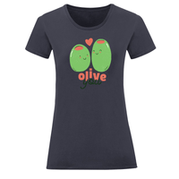 Тениска "Olive You" (дамска) - small - 8