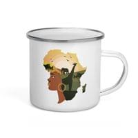 Емайлирано канче "Women of Africa" - small - 3