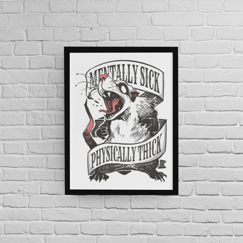 Постер &amp;quot;Crazy Possum&amp;quot;