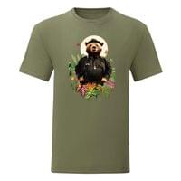 Мъжка тениска "Fancy Bear" (Маслинено зелено L) - small - 1
