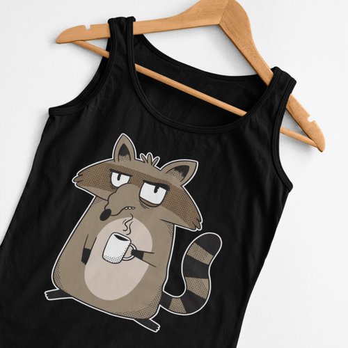 Дамски потник "Grumpy Raccoon" - 2