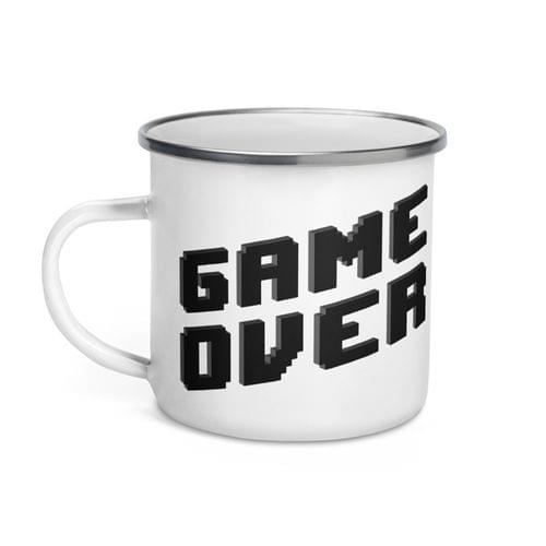 Емайлирано канче "Game Over" - 2